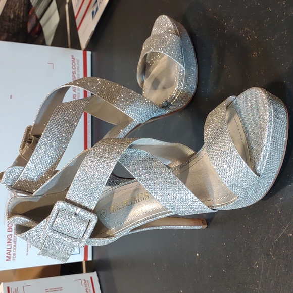 DREAM PAIRS Open Toe High Stilettos Platform Party Pump Heel Sandals Charlotte, - Picture 3 of 11